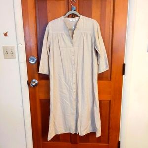 Uniqlo linen cardigan/dress
